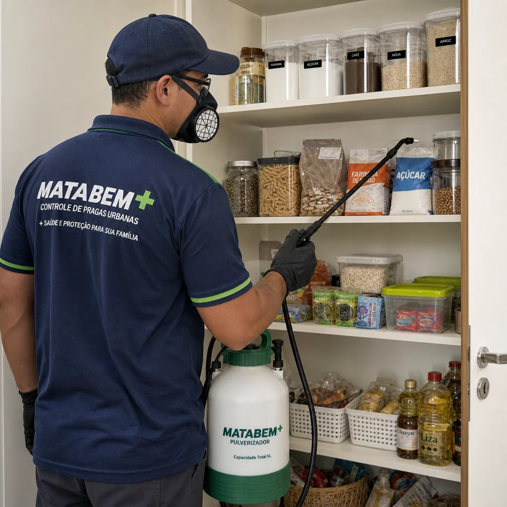 dedetização de traças com pulverização