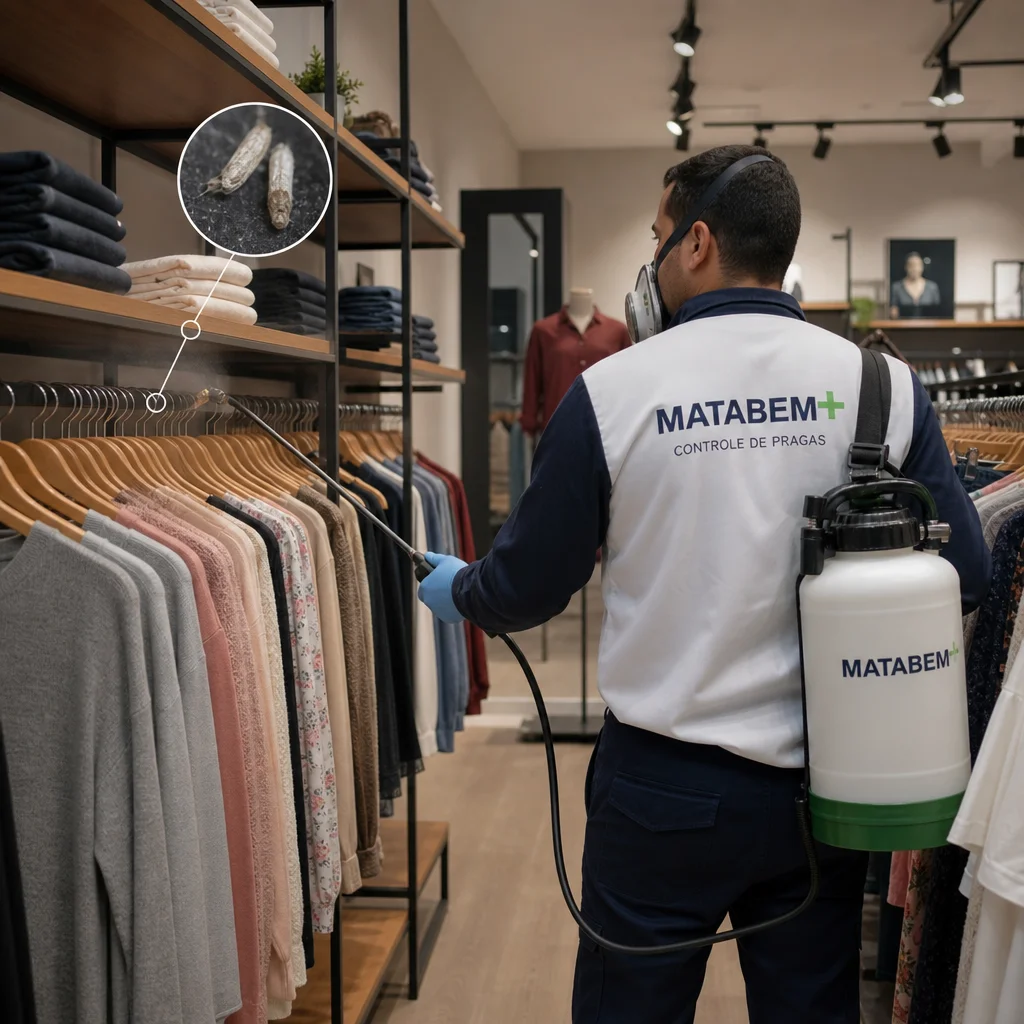 dedetização de traças para lojas