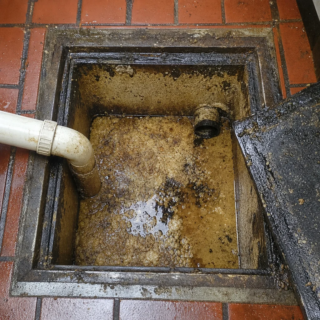limpeza de caixa de gordura